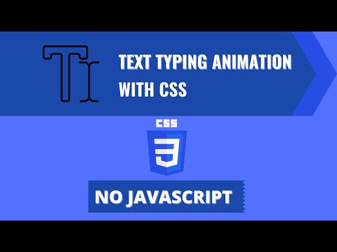 Typewriting Animation Using Only CSS ⌨️ || No Javascript | Cool Coding Tamil