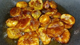 Kamote Que Recipe At Tips Paano Dumikit Dito Ang Asukal.