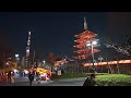 Tokyo Asakusa night walk・4K HDR