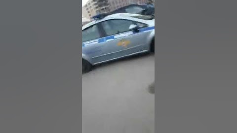 Проколол колёса полиции