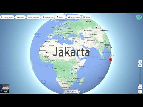World Map Jakarta