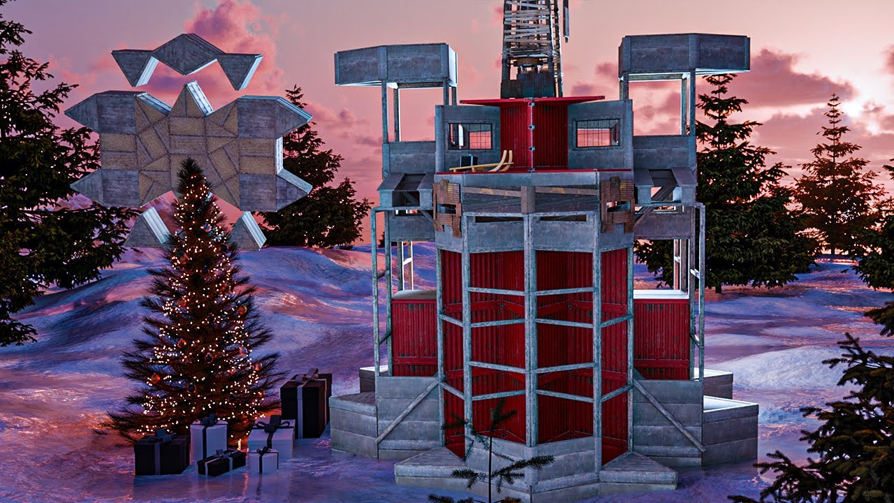 База-бункер RUST для одиночного, парного и тройного использования, дизайн 2025 года - идеальная б...