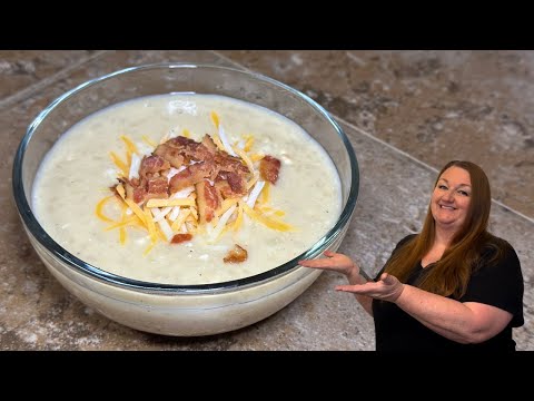 Crockpot Frozen Hash Brown Potato Soup Recipe