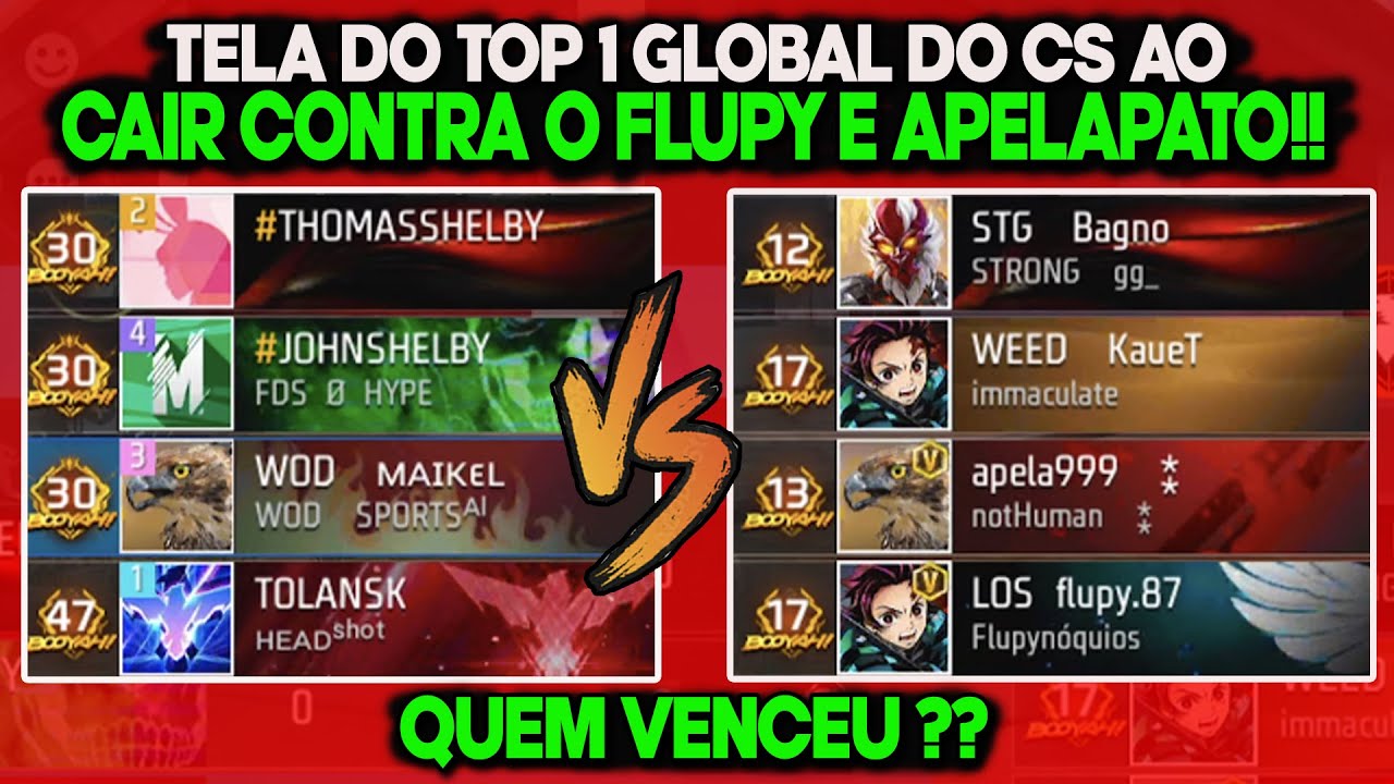 FLUPY CAIU CONTRA O TOP 4 DO BRASIL NO CS RANQUEADO E FICOU IMPRESSIONADO  COM SUA JOGABILIDADE!! 