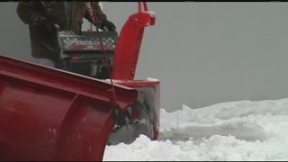 Snow plow drivers working hard to clear roads