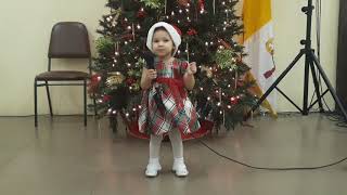 2 Year Old Emmia Sings Jingle Bellswe Wish You A Merry Christmas 2020