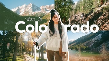 tụi mình và mùa thu Colorado, road trip, leo núi, ngắm lá vàng,..