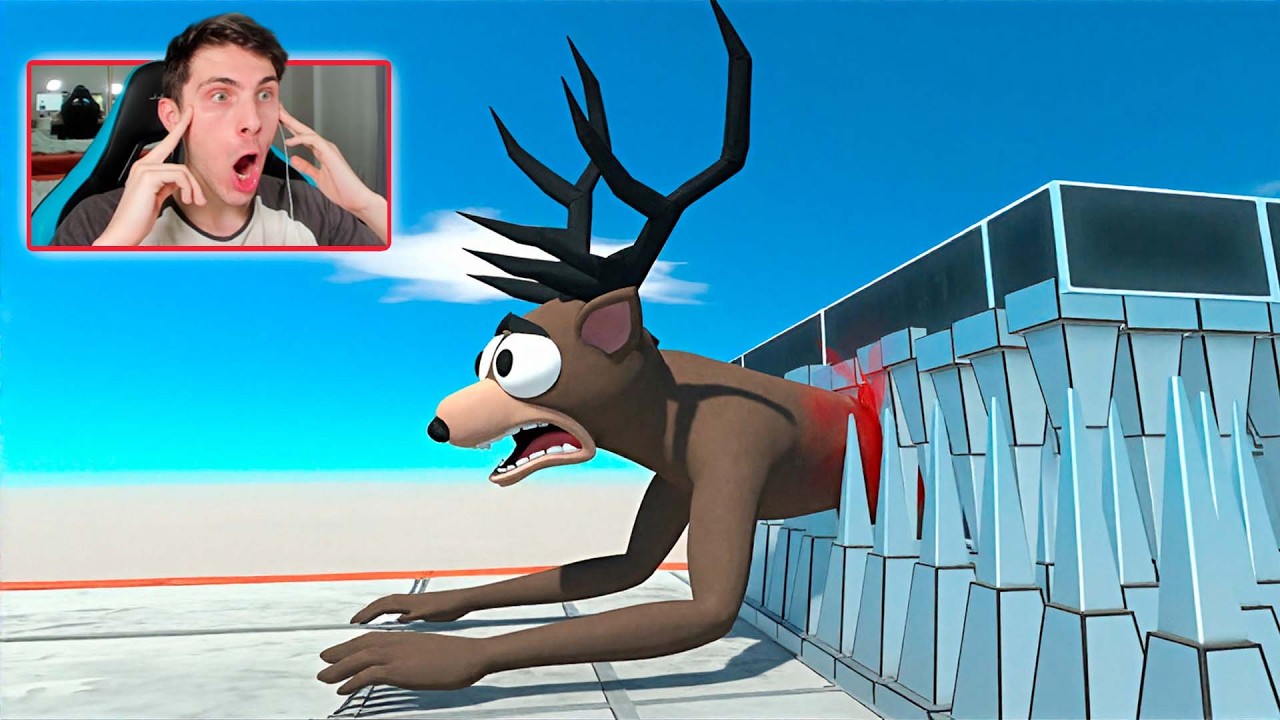 QUIÉN PUEDE ESQUIVAR GRANDES PINCHOS CAYENDO? - ANIMAL REVOLT BATTLE SIMULATOR