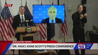 Fauci says he would "feel good" about getting a COVID-19 vaccine