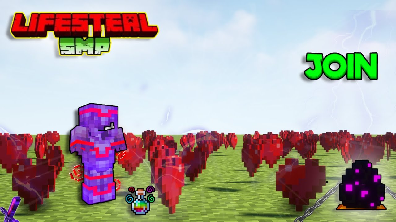 DAY 1 LIFESTEAL SMP LIVE | MINECRAFT PUBLIC SMP | JOIN MY SMP - YouTube