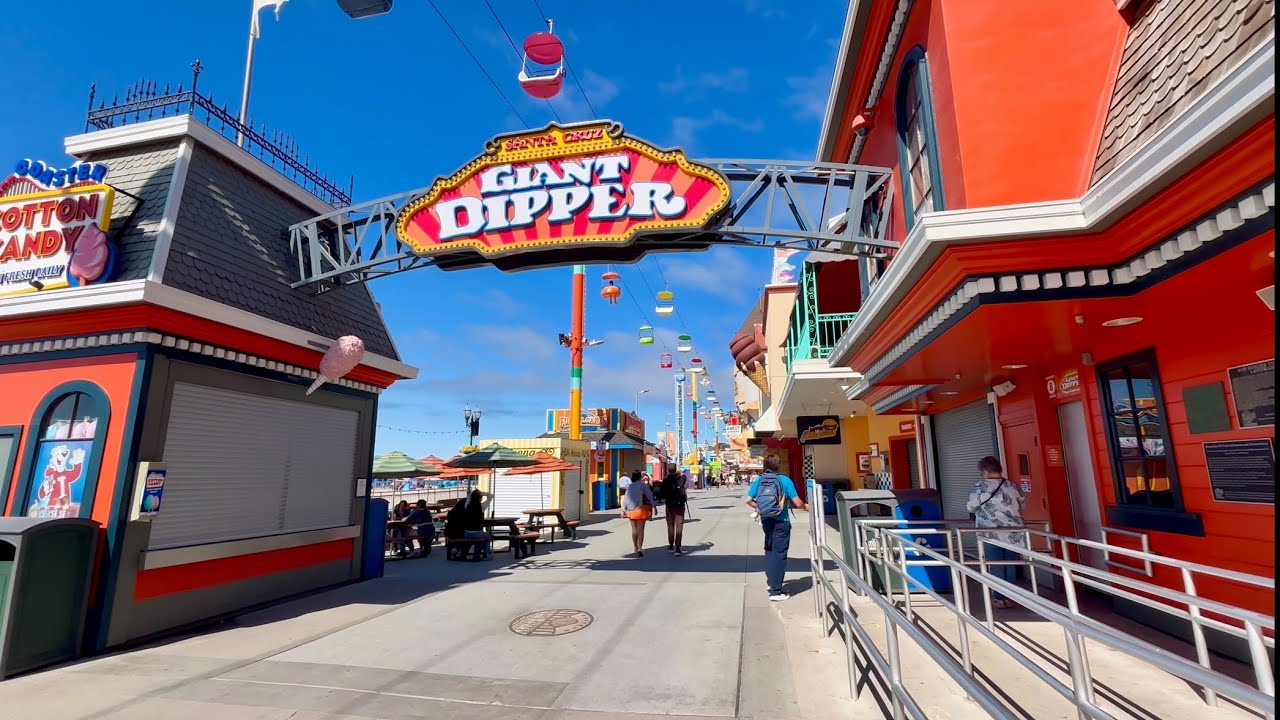 Santa Cruz Beach Boardwalk Walking Tour Before Operating Hours