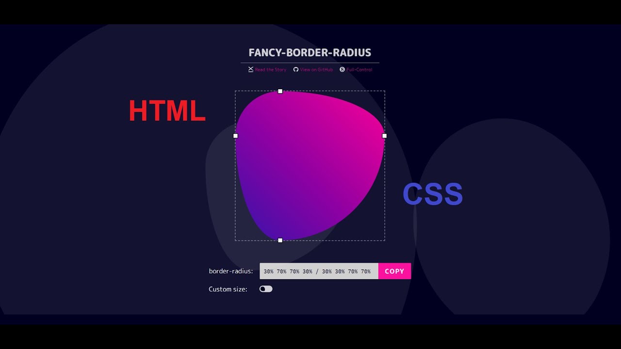 FANCY BORDER RADIUS طراحی خاص قطره با - YouTube