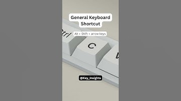 Alt + Shift + arrow keys - Keyboard Shortcut