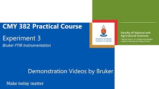 CMY 382 Experiment 3 - Bruker FTIR Demonstration Video