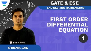 First Order Differential Equation- Part 1 | Engineering Mathematics | Shrenik Jain