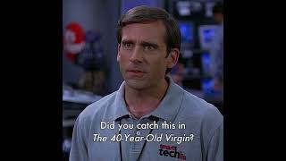 Did You Catch This in "The 40-Year-Old Virgin?" #movietrivia #moviefacts