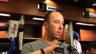 Scott Rice comments on his pitching in the loss to the Phillies