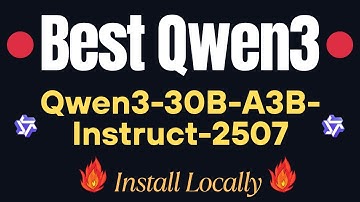 Another Qwen3 Released: Qwen3-30B-A3B-Instruct-2507: Install and Test Locally