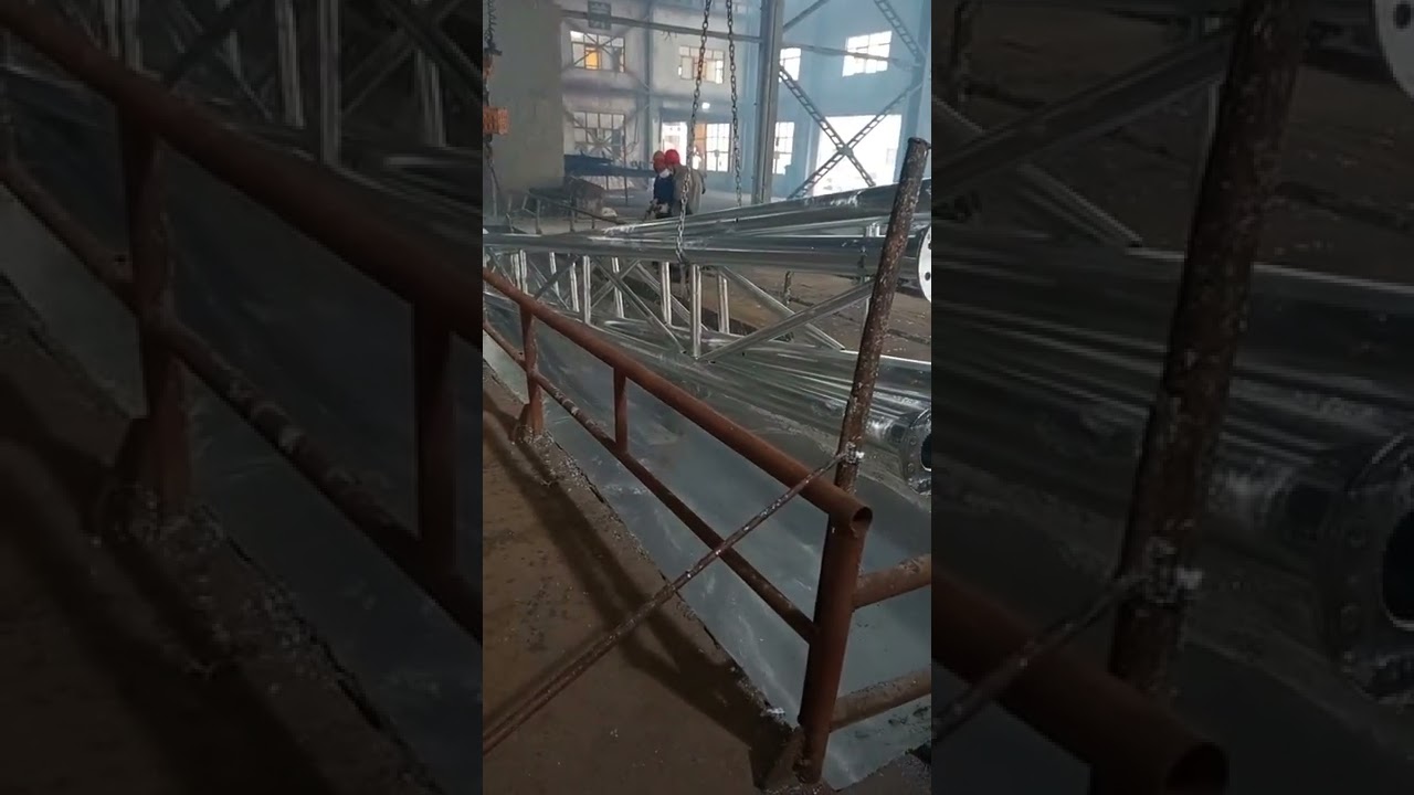 Hot dip galvanized steel structure production equipment