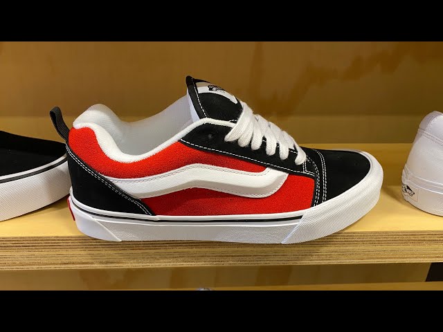 VANS★KNU SKOOL★兼用★RED/TRUE WHITE VANS KNU SKOOL (Red/True White) - Style Code: VN009QC6RT.RED