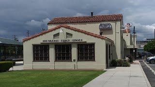 1938 Santa Fe Railroad Depot, Ruby's diner & a mini Veterans park Orange,Ca