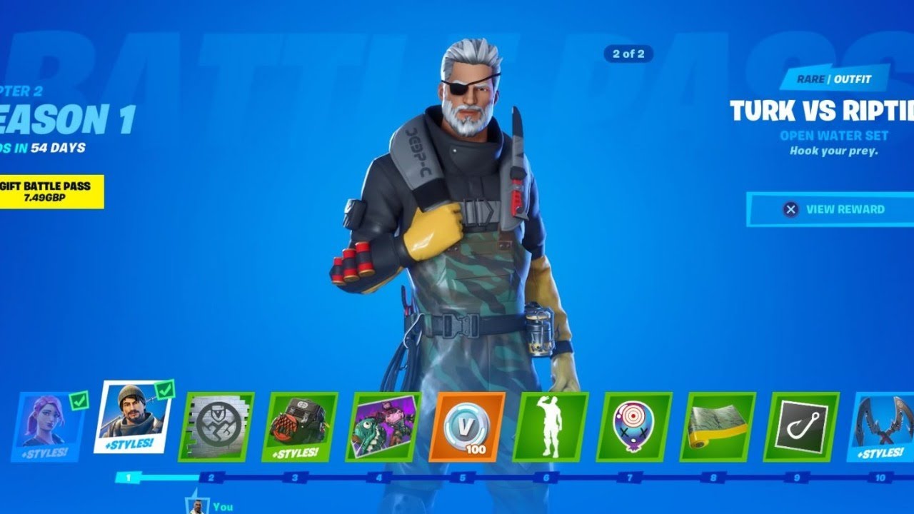 #1 victory royale with XKing wearing the turk vs riptide skin - YouTube