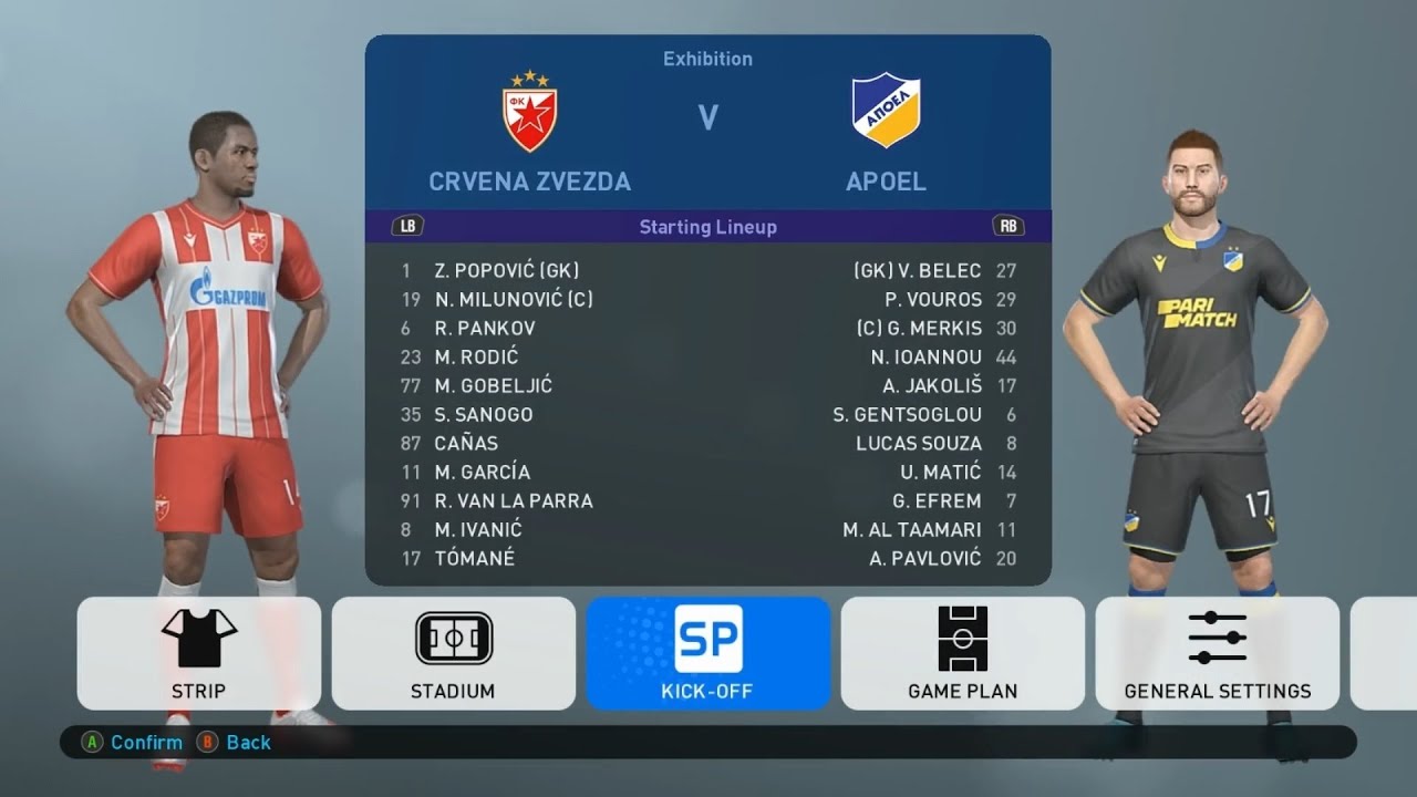 CRVENA ZVEZDA vs APOEL | Exhibition Match [ Ivanić scores again! ] | PES 2019 Gameplay #14 (1080p)