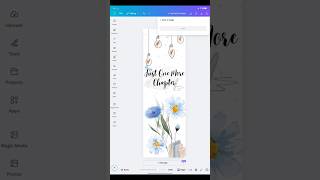 ✨ Easy Bookmark Making on Canva 🖌️ | DIY Bookmark in Minutes! 📚🎨 #Shorts