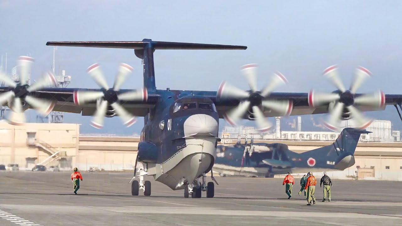 Starting Japan's Most Advanced Giant Seaplane