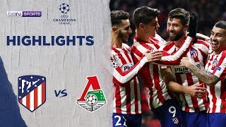 Atletico Madrid 2-0 Lokomotiv Moscow | Champions League 19/20 Match Highlights