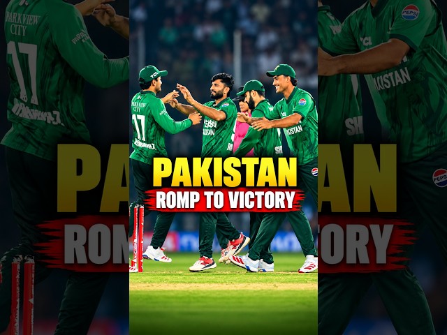 Pakistan romp to victory over Sri Lanka #pakvssl #srilanka #pakistan #cricket #latestnews #sports