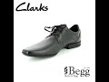 Clarks Glement Over G Fit Black formal shoes