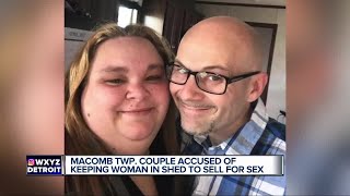 Couple accused of sex trafficking handicapped woman they kept in a shed