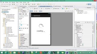 Create "Android Splash Screen" App in PC | Tamil | Eclipse