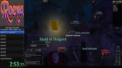 FR speedrun DAOC bogdar Ywain level 1-50 solo no buffbot