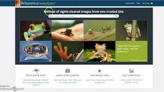 How to access Britannica Image Quest