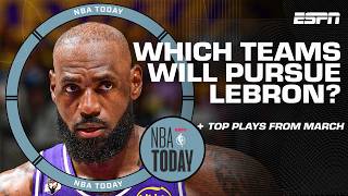 Which Teams Will Be In The Mix For Lebron James During Free Agency Nba Today