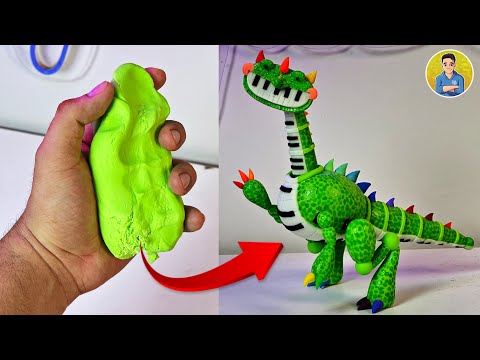 HOW TO MAKE AN ARTICULATED PIANOSAURUS (POPPY PLAYTIME CHAPTER 4)