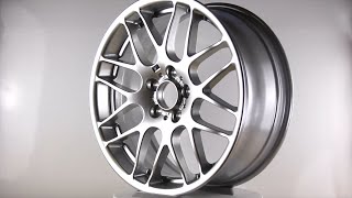 360° BMW 163 M 19" silver wheel CSL ZCP Competition E46 M3