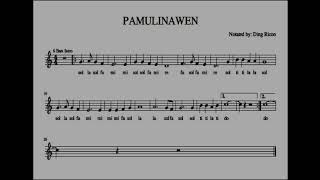 PAMULINAWEN (Poprock Style) - EASY Play-along accompaniment for C instruments