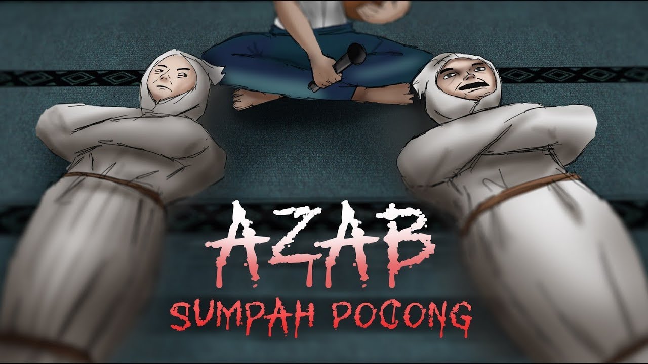 Azab Sumpah Pocong Kartun  Hantu Animasi  Horor  