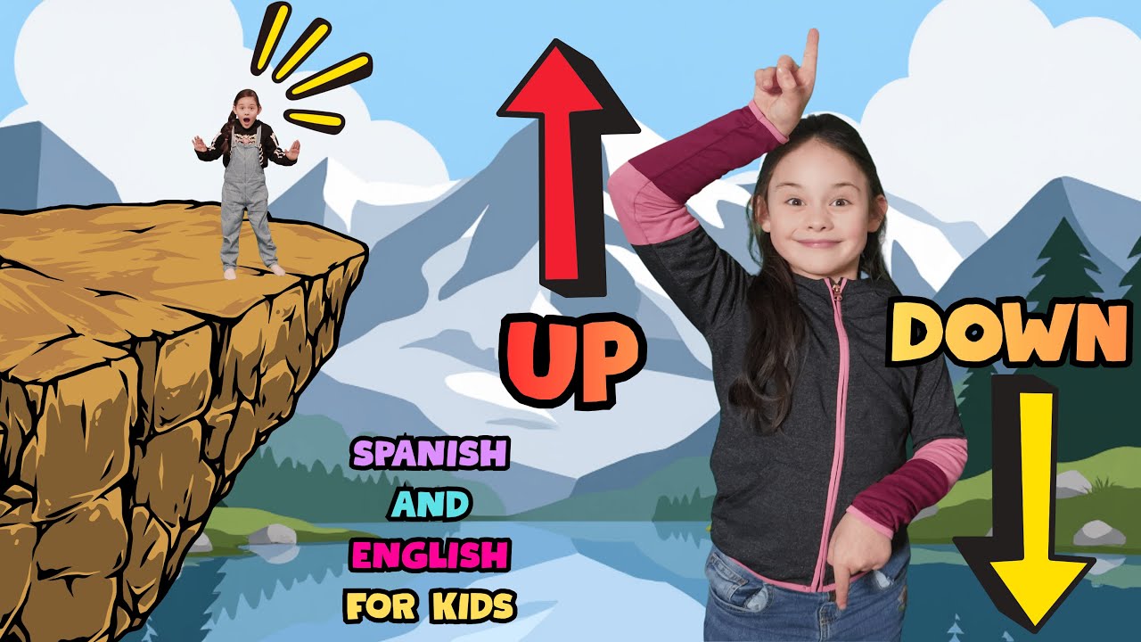 Move With Me! Up, Down & Stop 🧭 | Spanish & English for Kids | Gugyulu’s Little Lessons