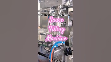 Sauce filling machine #saucefillingmachine #packagingmachine #fillingmachine #packingmachine