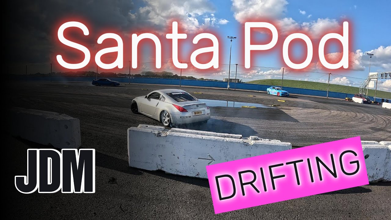 Drifting at Santa Pod | What's it like inside a Drift car?
