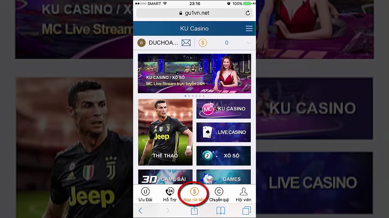 the phone casino bonus code Thêm tài khoản ngân hàng vào KU casino để rút nạp tiền