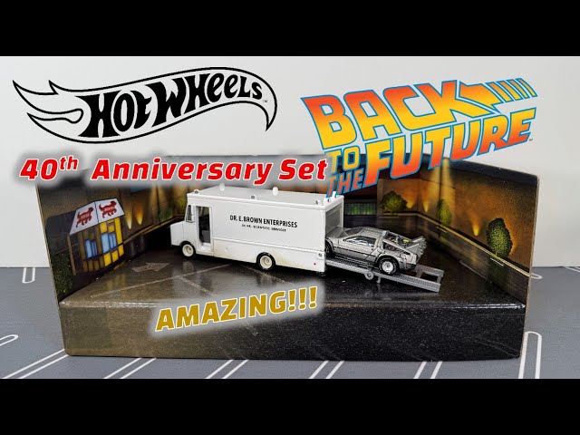 Hot Wheels Back to the Future 40th Anniversary Comic Con - WOW!! A