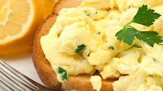 The Secret Ingredient For The Fluffiest Scrambled Eggs