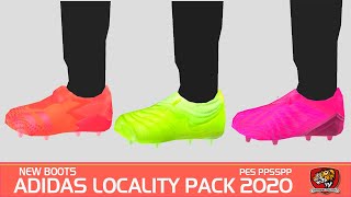 New Boots • Adidas Locality Pack 2020 For PES PPSSPP