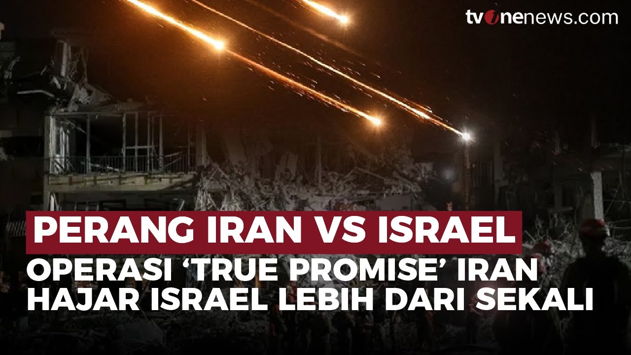 Operasi Militer ‘True Promise’ Iran Hajar Israel Lebih Dari Sekali | OneNews Update