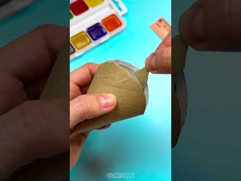 Toilet Roll Birds: Spring Craft! 🧻🐦🌸 #Shorts #Kids #DIY